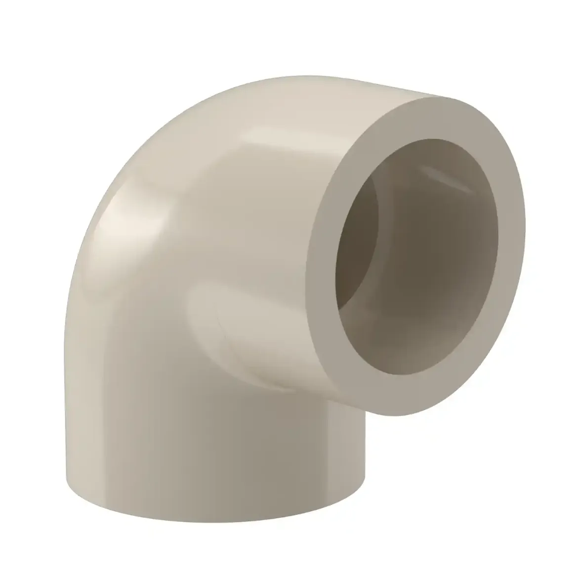 Picture of Elbow 90deg:40 MOP 20bar injection moulded Socket-welding PPR grey