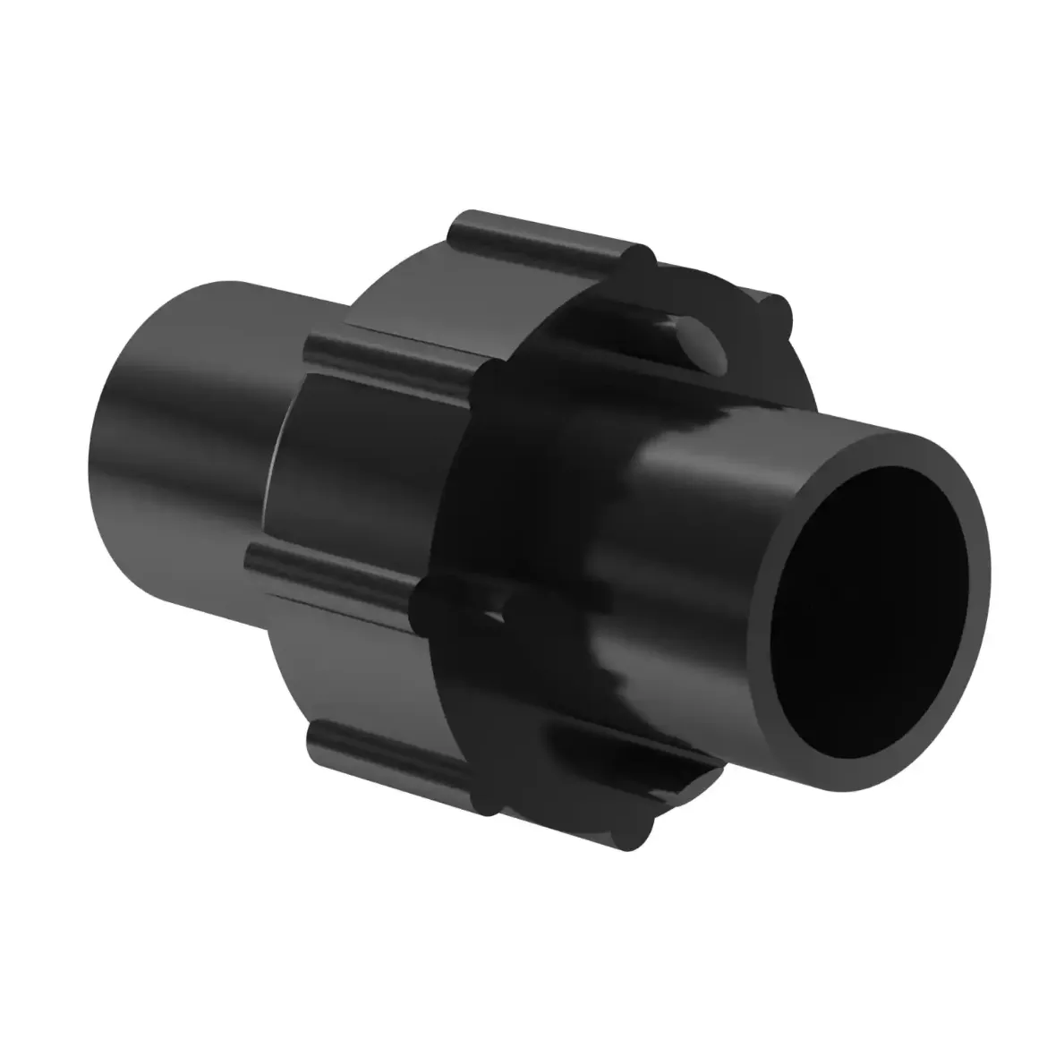 Picture of Union Type 24:40 SDR11 ISO S-5 FPM-sealing injection moulded Butt-welding PE 100-RC black