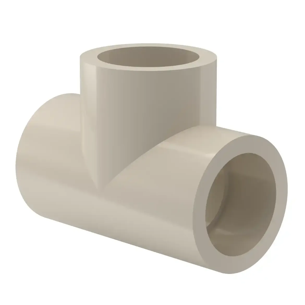 Picture of Tee:25 MOP 20bar injection moulded Socket-welding PPR grey