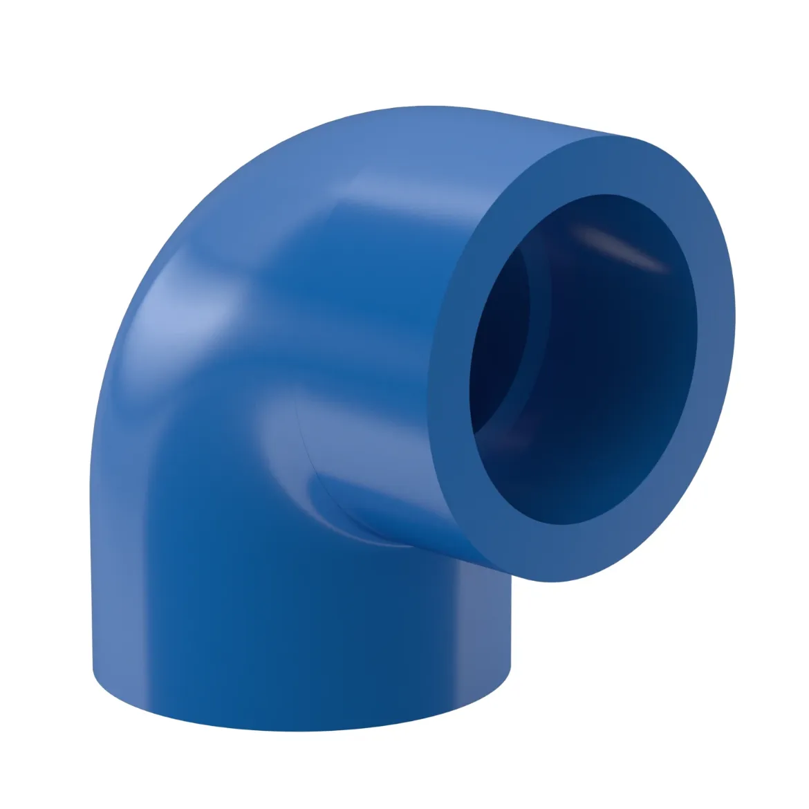 Picture of Elbow 90deg:20 MOP 16bar injection moulded Socket-welding PE 100 blue