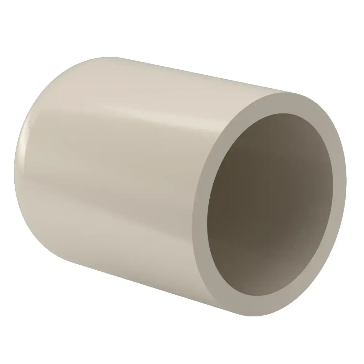 Picture of End Cap:160X14.6 SDR11 ISO S-5 long spigot injection moulded Butt+E-socket-welding PPR grey